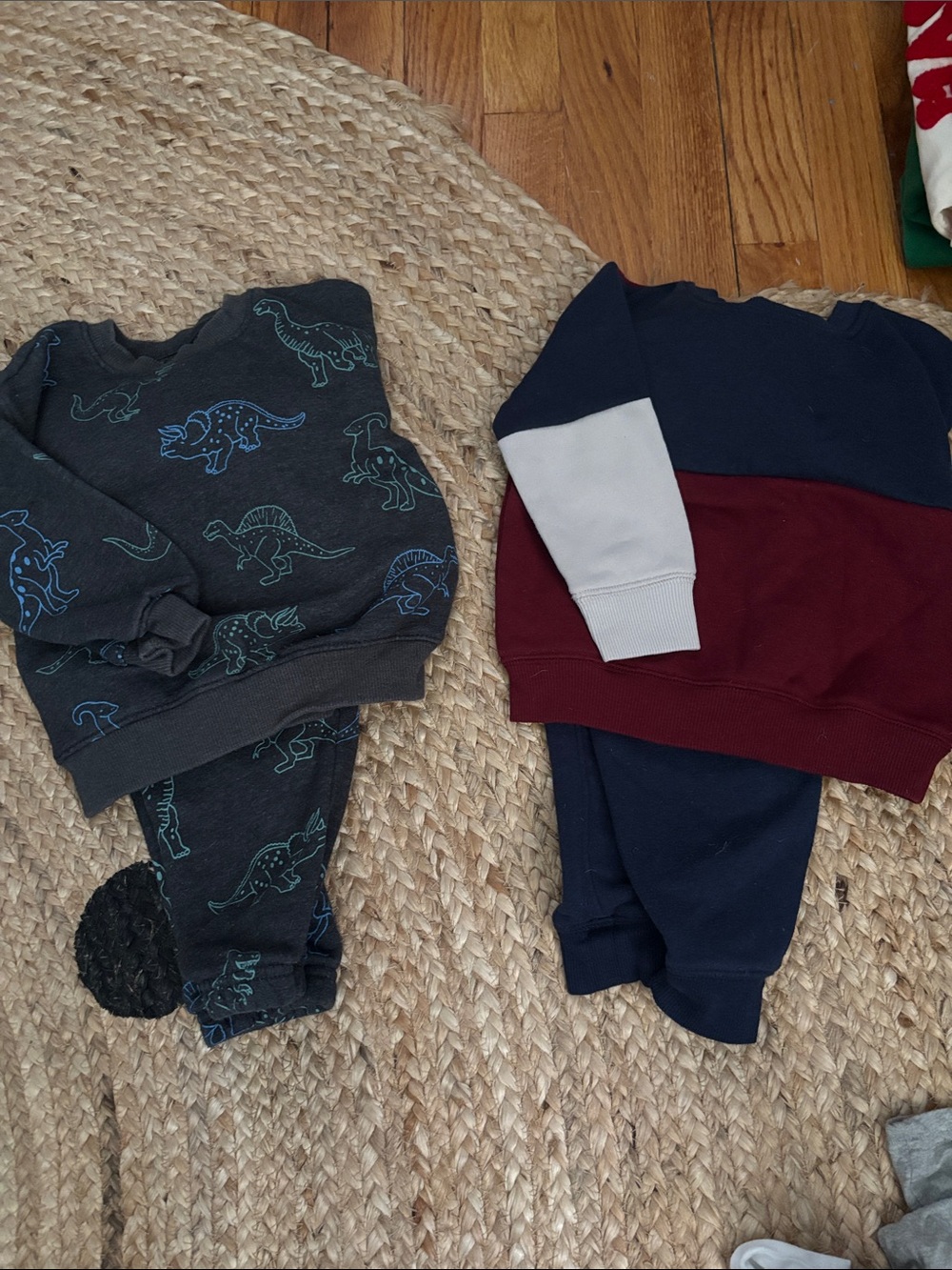 Cat & Jack Navy, Charcoal & Teal Dino Matching Sets